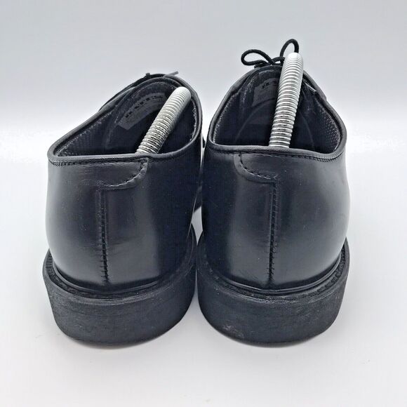 Bates Black Leather Vibrum Sole Derby Men's 9E Police Security Military Shoes - Picture 4 of 11